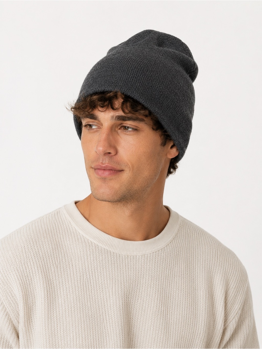 Target Gray Knit Beanie Hat